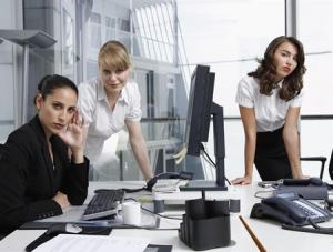 Businesswomen --- Image by © Sven Hagolani/zefa/Corbis