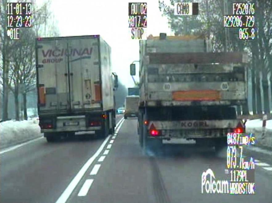 "Wal po osobówce" - zalecają instruktorzy OZPTD kierowcom aut ciężarowych