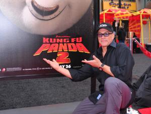 Jean-Claude Van Damme na amerykańskiej premierze "Kung Fu Pandy 2"