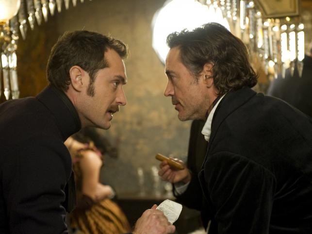 "Sherlock Holmes: Gra cieni" (Robert Downey Jr. i Jude Law)