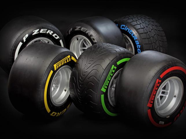 Opony Pirelli dla F1