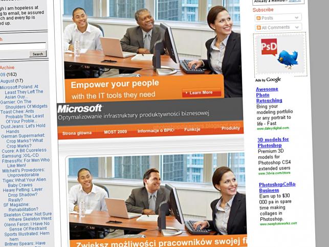 Microsoft dla Polski wybielił czarnoskórego