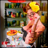 Kalendarz "My zombie pinup", który przedstawia 12 dziewcząt-zombie odwołuje się stylistyką do modnych w latach 50. fotografii ze skąpo ubranymi, uśmiechniętymi dziewczętami , tzw. pin-upów