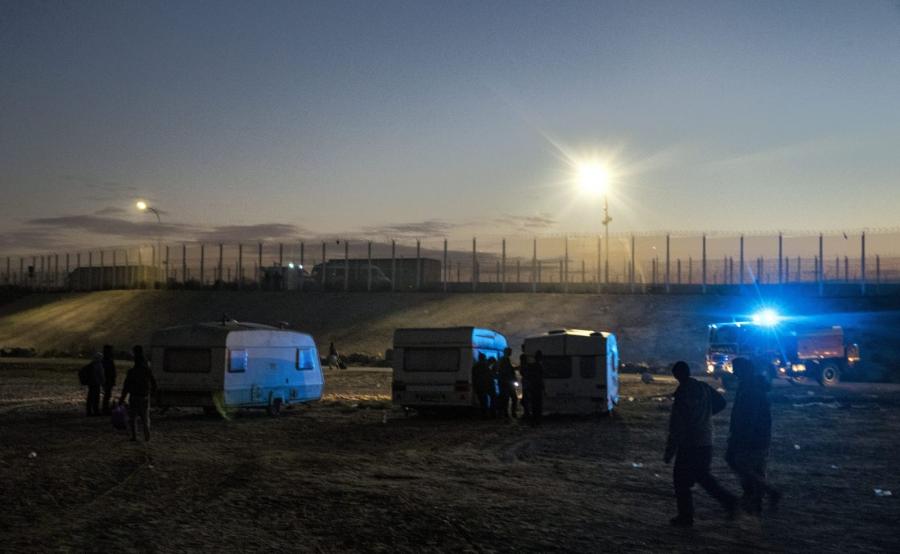 POZOSTAŁOŚCI PO "DŻUNGLI" W CALAIS