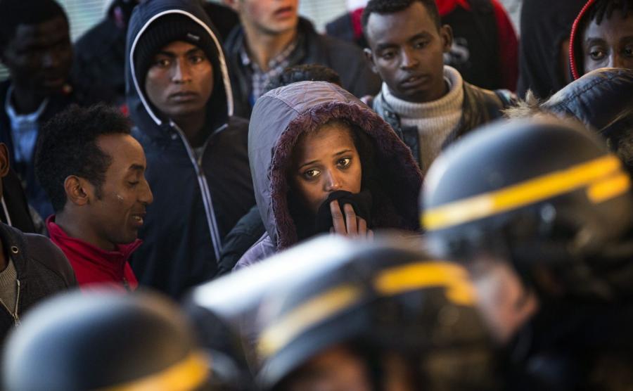 POZOSTAŁOŚCI PO "DŻUNGLI" W CALAIS