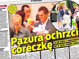 Cezary Pazura chrzcił córkę